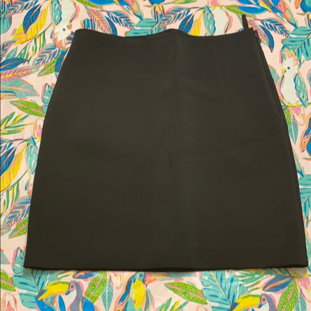 Prada black scuba skirt